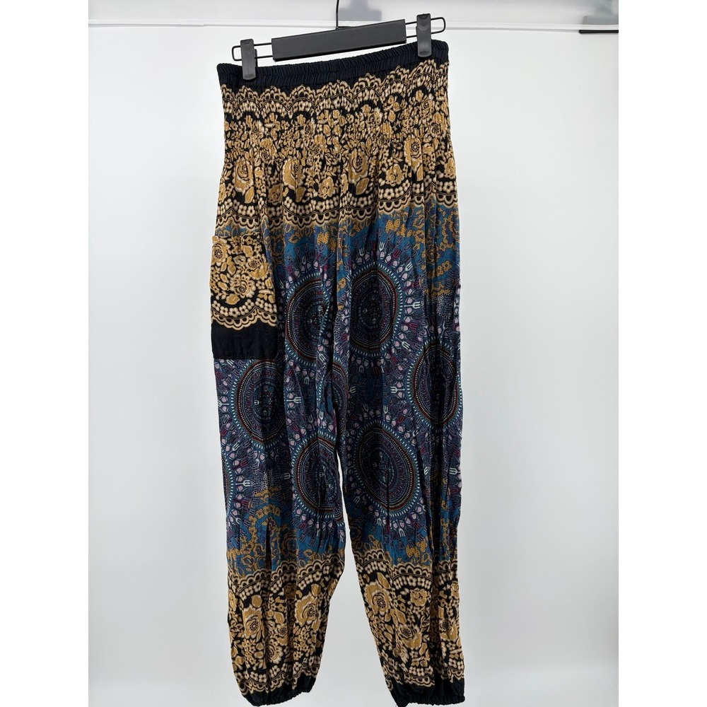 Lofbaz Harem Pants, Yoga, Boho, Palazzo PJ Clothing, Women's Size Large
